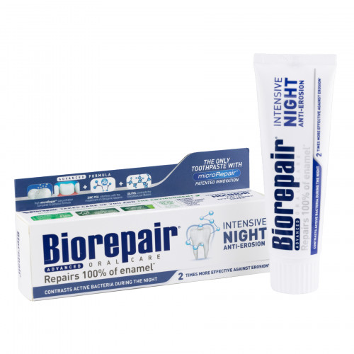 Зубная паста Biorepair intensive night anti-erosion ночная, 75 мл