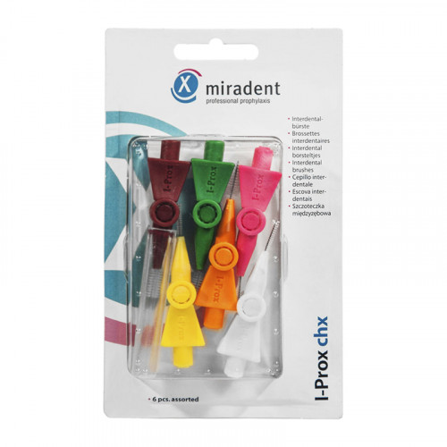 Ершики Miradent I-Prox разного диаметра, 6 шт Ершики Miradent I-Prox разного диаметра, 6 шт