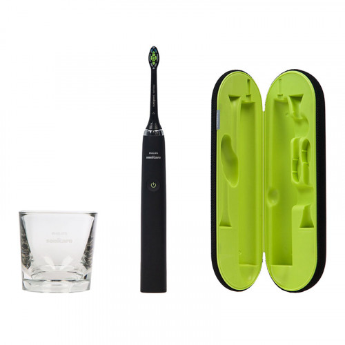 Электрическая зубная щетка Philips Sonicare DiamondClean Black HX9352