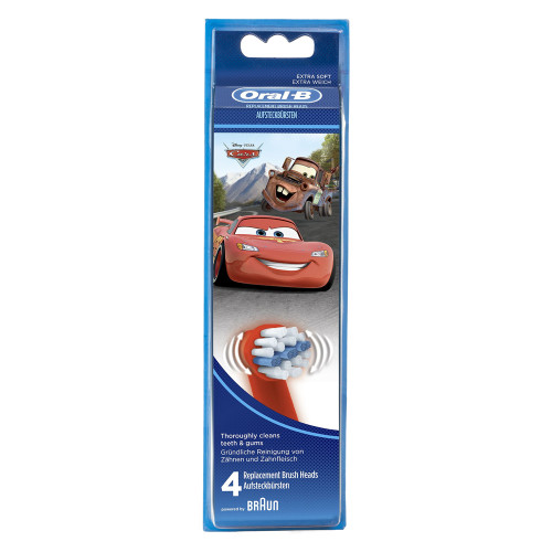 Насадки Braun Oral-B Stages Power Cars детские, 4 шт