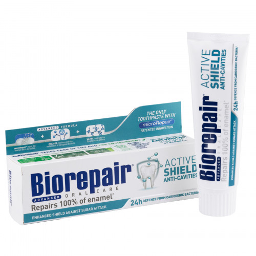 Зубная паста BioRepair Active Shield, Активная защита, 75 мл Зубная паста BioRepair Active Shield, Активная защита, 75 мл
