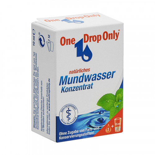 One Drop Only Mundwasser konzentrat ополаскиватель 10 мл One Drop Only Mundwasser konzentrat ополаскиватель 10 мл