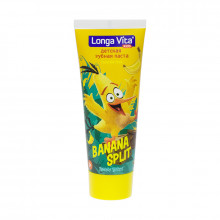 Зубная паста Longa Vita Anigry Birds Banana Split 75гр для детей от 2х лет