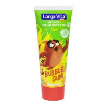 Зубная паста-гель Longa Vita Angry Birds Bublle Gum 75г для детей от 3х лет