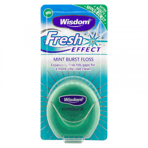 Зубная нить Wisdom Fresh Effect Мятный взрыв, 30 м