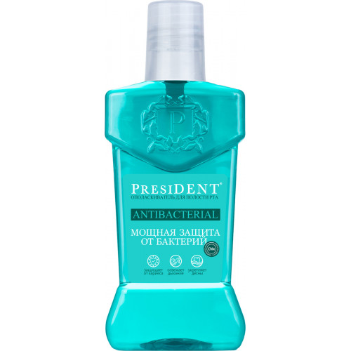 Ополаскиватель PresiDENT Antibacterial, 250 мл