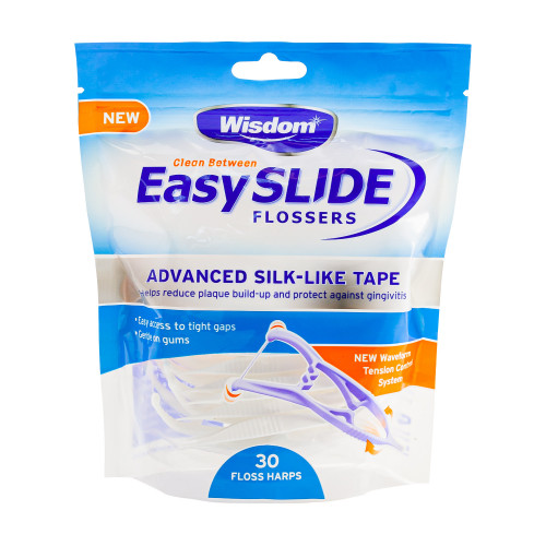 Зубочистки Wisdom Easy Slide Tensioning Floss Harp, 30 шт