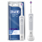 Braun Oral-B Vitality D100 3D white - Электрическая зубная щетка, белая