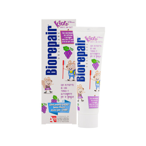 Зубная паста Biorepair Kids с экстрактом винограда 0-6 лет, 50 мл Зубная паста Biorepair Kids с экстрактом винограда 0-6 лет, 50 мл
