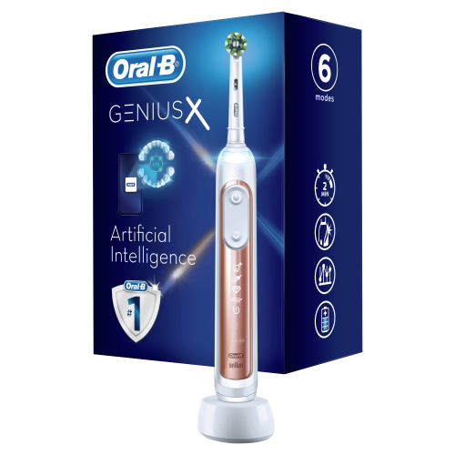 Электрическая зубная щетка Braun Oral-B GeniusX CrossAction Rose Gold