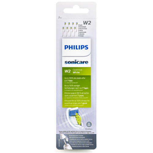 Насадки Philips HX6068/12 DiamondClean W2 Optimal, белые, 8 шт