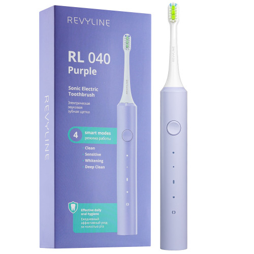 Электрическая звуковая щетка Revyline RL 040, фиолетовая