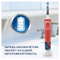 Детская электрическая зубная щетка Braun Oral-B Vitality Kids "Человек Паук", 3+