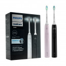 Набор щеток Philips Sonicare 3100 series HX3675/15 розовая + черная