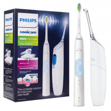 Набор Philips Sonicare HX8424/30 Protective clean + AirFloss Ultra, белый