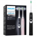 Набор щеток Philips Sonicare 4300 Protective Clean HX6800/35 розовая + черная