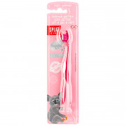 Зубная щетка Splat Kids розовая от 2 до 8 лет, soft