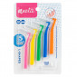 Ершики Azotii L-SHAPED Interdental Brushes Mix, 5шт