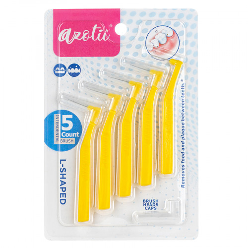 Ершики Azotii L-SHAPED Interdental Brushes 0,7 мм, 5шт