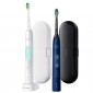 Набор щеток Philips Sonicare 5100 Protective Clean H6851/34 белая + синяя 