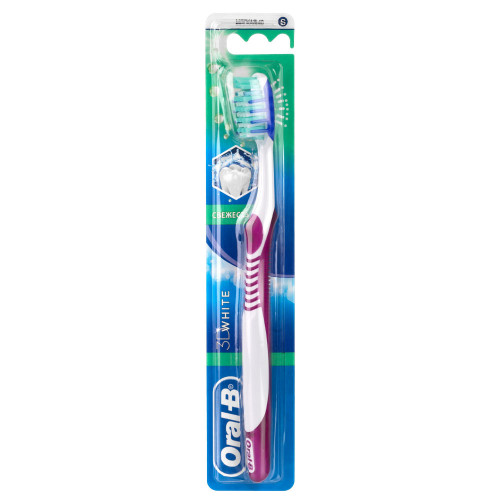 Зубная щетка Oral-B 3D White Свежесть фиолетовая, soft 