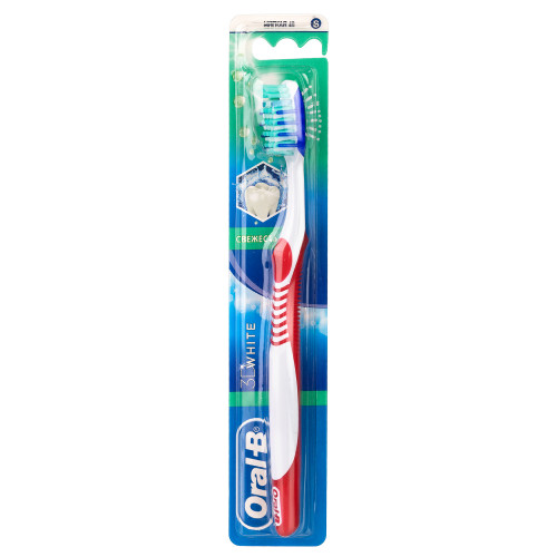 Зубная щетка Oral-B 3D White Свежесть красная, soft