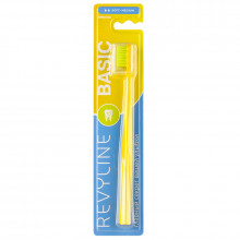 Зубная щетка Revyline SM5000 Basic, желтая-салатовая