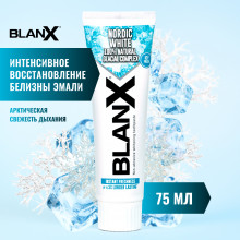 Зубная паста Blanx Nordic White, 75 мл