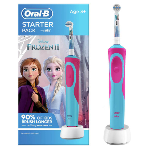 Детская электрическая зубная щетка Braun Oral-B Vitality Kids Frozen 2 Starter Pack, 3+