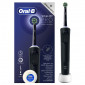 Набор Электрическая зубная щетка Braun Oral-B Vitality Pro Protect X Clean Cross Action, Black + Зубная нить Oral-B Essential Floss, 50 м