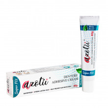 Крем Azotii Denture Adhesive Cream для фиксации зубных протезов, 40 г