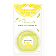 Зубная нить Revyline Perfect, лимон и мята, 30 м