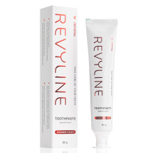 Зубная паста Revyline Crystal Клубника и Персик, без фтора, 80 г