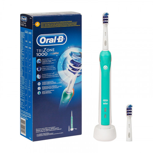 Электрическая зубная щетка Braun Oral-B TriZone 1000 (2 насадки)