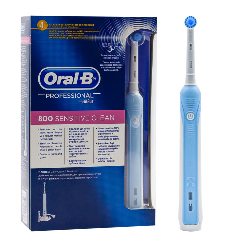 Электрическая зубная щетка Braun Oral-B Sensitive Clean 800