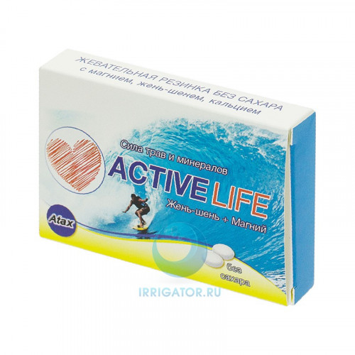 Жевательная резинка Atax Active Life