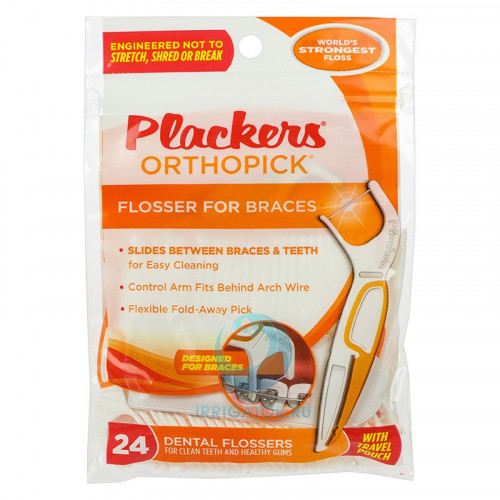 Флоссер Plackers Orthopick, 24 шт.