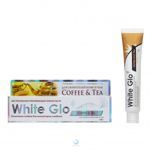 Зубная паста White Glo для любителей кофе и чая, 100 г