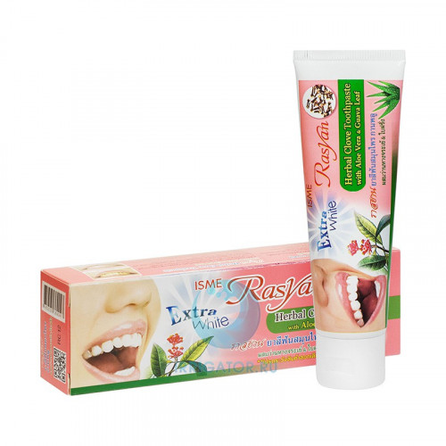 Зубная паста Herbal Clove Toothpaste Whitening Teeth - ISME Rasyan, 100 гр Зубная паста Herbal Clove Toothpaste Whitening Teeth - ISME Rasyan, 100 гр