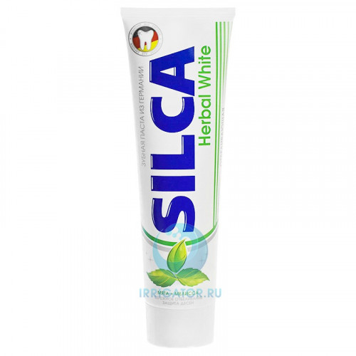 SILCA Herbal White 100 мл отбеливающая зубная паста