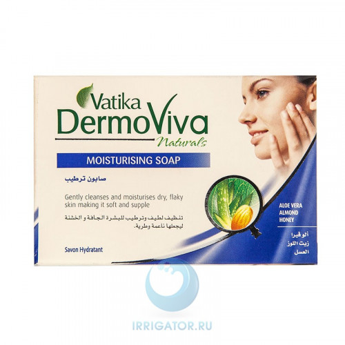 Мыло Dabur Vatika Naturals увлажняющее, 125 г Мыло Dabur Vatika Naturals увлажняющее, 125 г