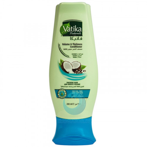 Кондиционер Dabur Vatika Naturals для объема волос, 200 мл Кондиционер Dabur Vatika Naturals для объема волос, 200 мл