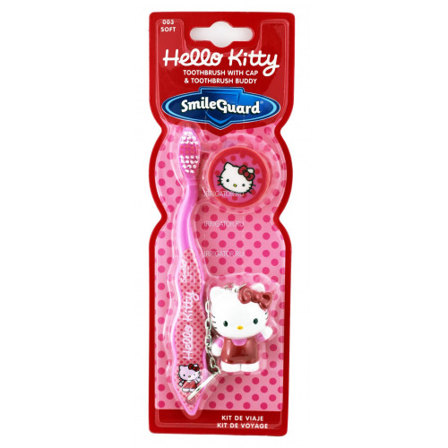 Зубная щетка Hello Kitty HK-3 с колпачком и брелком