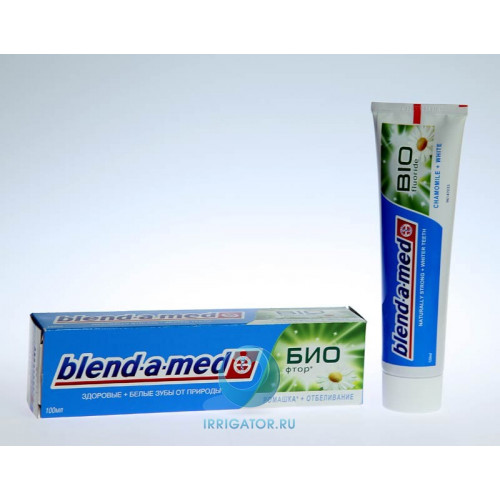 Blend-a-med Био Фтор ромашка + отбеливание зубная паста 100 мл