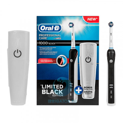 Электрическая зубная щетка Braun Oral-B 1000 Black Edition Электрическая зубная щетка Braun Oral-B 1000 Black Edition