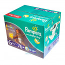 PAMPERS подгузники Activ Baby Extra Large 15+ кг Джамбо 76 шт