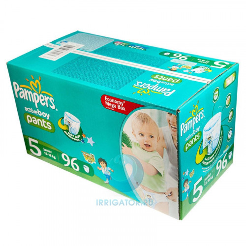 PAMPERS подгузники-трусики Activ Baby Junior 12-18 кг Мега 96 шт