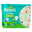 PAMPERS подгузники-трусики Activ Boy Midi 6-11 кг 24 шт