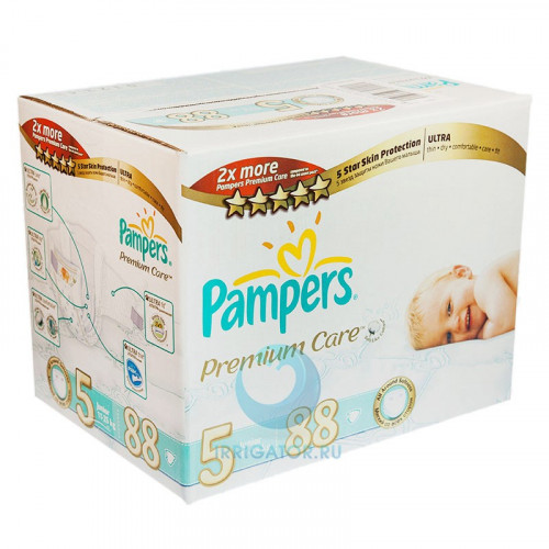 PAMPERS подгузники Premium Care Junior 11-25 кг Мега 88 шт