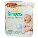 PAMPERS подгузники Premium Care Midi 4-9 кг Джамбо 80 шт